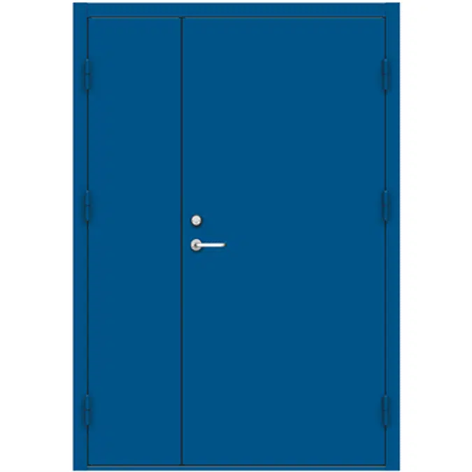 Steel Door SDE4210 - Double Unequal