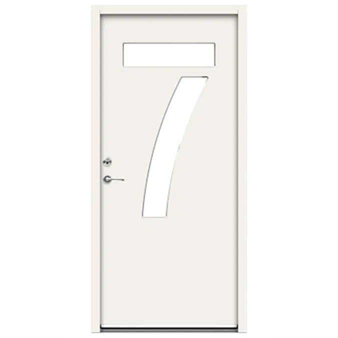 BIM objects Free download! Exterior Door Character Identity (Inswing