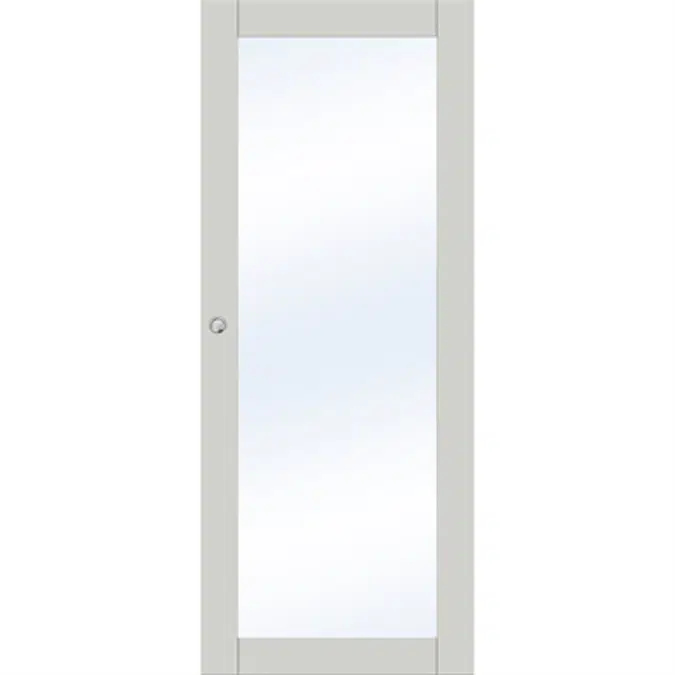 Interior Door Unique 504 Single Sliding In-wall 122/148mm