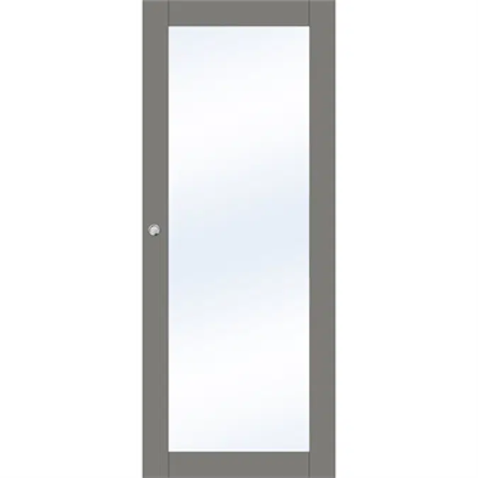 Interior Door Unique 504 Single Sliding In-wall 122/148mm