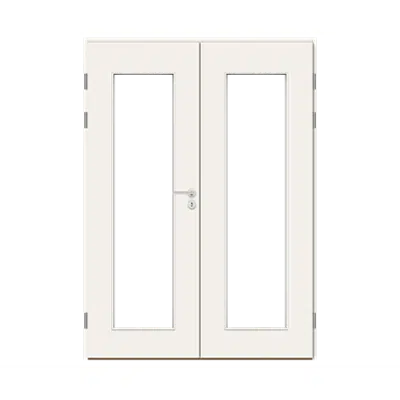 Image for Interior Door HP S6 Glass 10 Double Equal