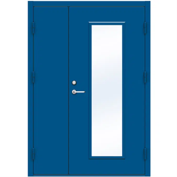 Steel Door 4210 GS1F Interior- Double Unequal
