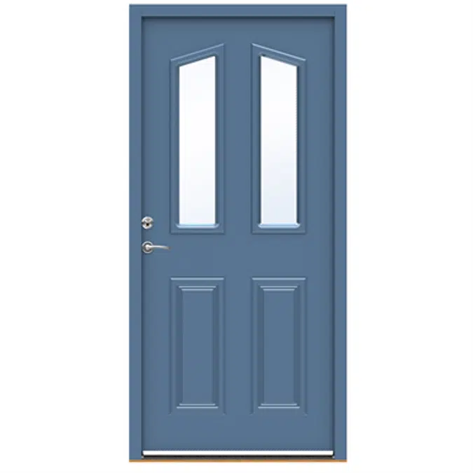 BIM objects - Free download! Exterior Door Classic Rossini (Inswing ...