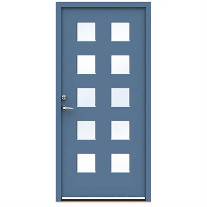 Exterior Door Character Square (Inswing)