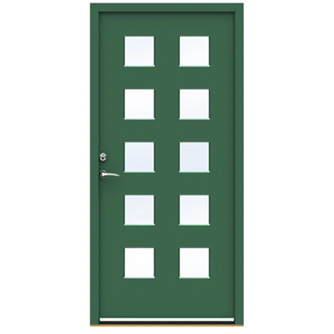 Exterior Door Character Square (Inswing)