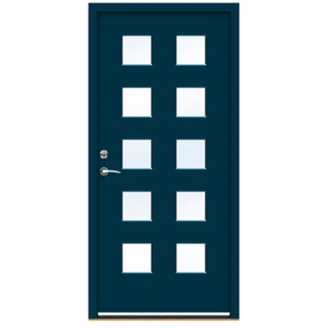 Exterior Door Character Square (Inswing)