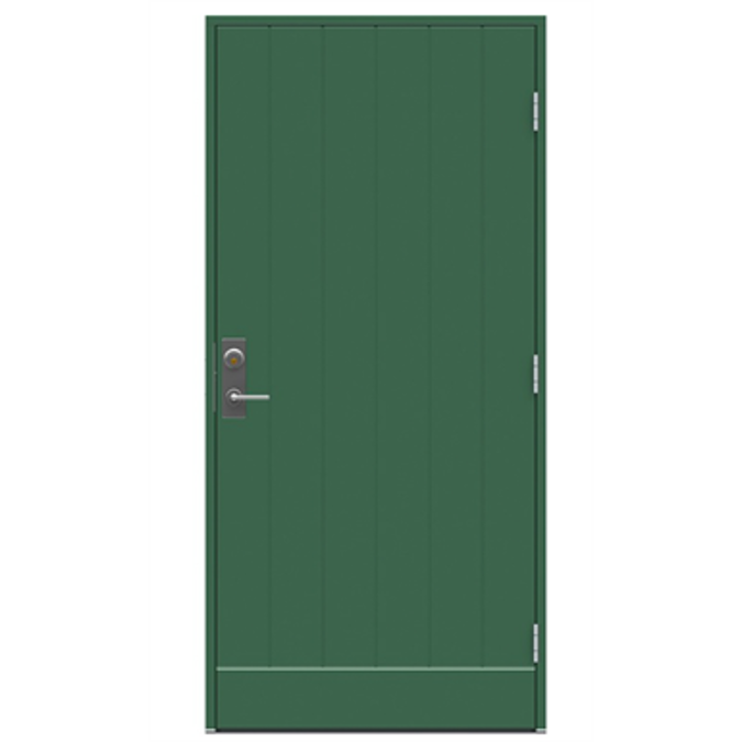 BIM objects - Free download! Exterior Door Function Barents RC3 ...