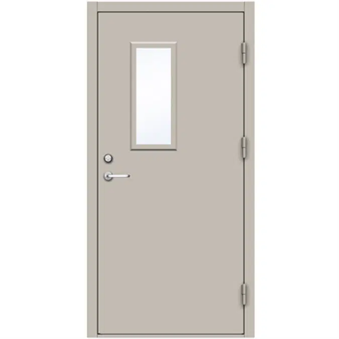 Steel Door SD4210 GS1L - Single