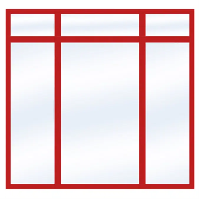Steel Glass Wall SD4220 P65 EI60