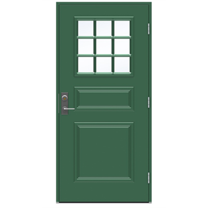 BIM objects - Free download! Exterior Door Classic Ives RC3 Burglary ...