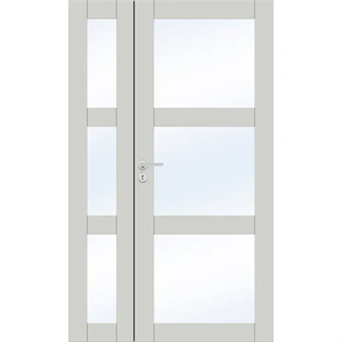 Interior Door Unique 507 Double unequal