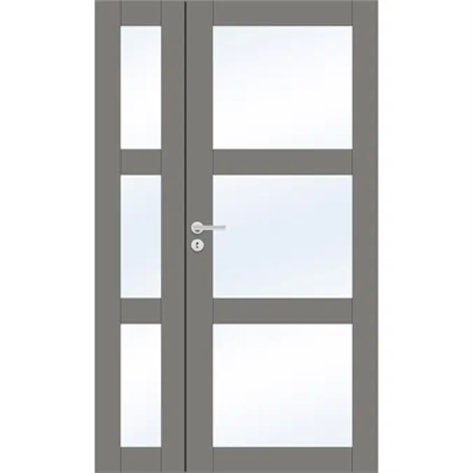 Interior Door Unique 507 Double unequal