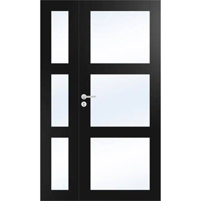 Interior Door Unique 507 Double unequal