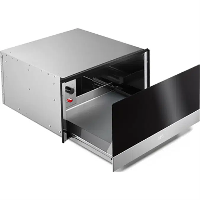 AEG Warming drawer Black/Stainless steel with antifingerprint 295 595