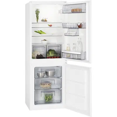 Image for AEG BI Slide Door Fridge Freezer Bottom Freezer 540 1572