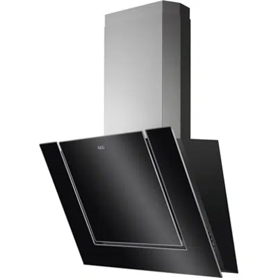 Image for AEG Chimney Design Hood Wake 80 Black