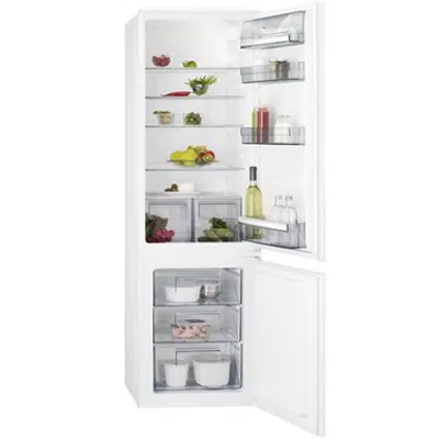 Image for AEG BI Slide Door Fridge Freezer Bottom Freezer 540 1772
