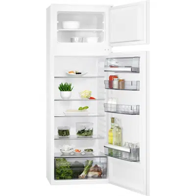 画像 AEG BI Slide Door Fridge Freezer Top Freezer 540 1575