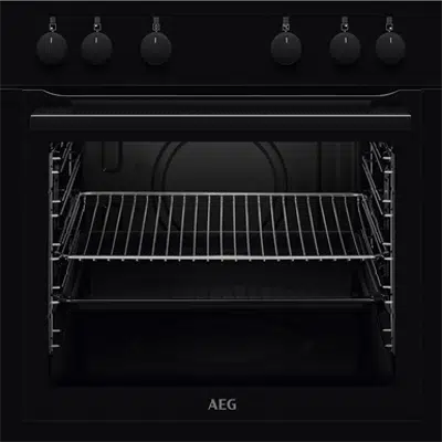 Image for AEG Oven BU Oven Electric 60x60 Horizon Line Black