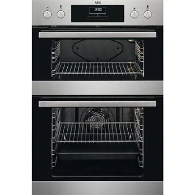 изображение для AEG Double Cav BI Oven Electr 90x60 Clear Line Stainless Steel