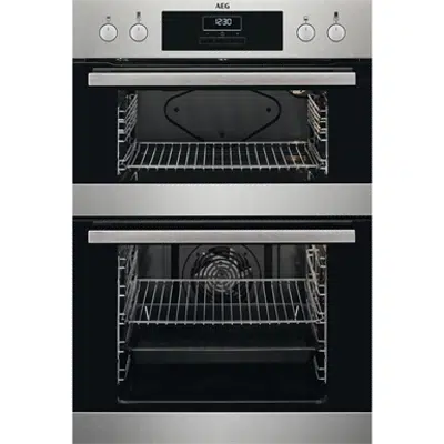 Image for AEG Double Cav BI Oven Electr 90x60 Clear Line Stainless Steel