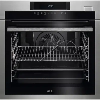 afbeelding voor AEG BI Oven Electric 60x60 Frame Line Stainless steel with antifingerprint