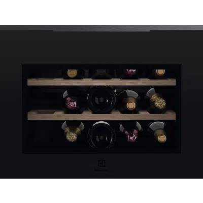 obraz dla Electrolux Matt Black Wine Cabinet