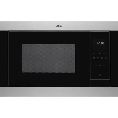 AEG BI Microwave Oven Stainless steel with antifingerprint 600 380图像