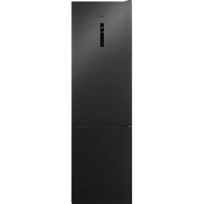 AEG FS Fridge Freezer Bottom Freezer Black Stainless Steel + Dark Grey 595 2010图像