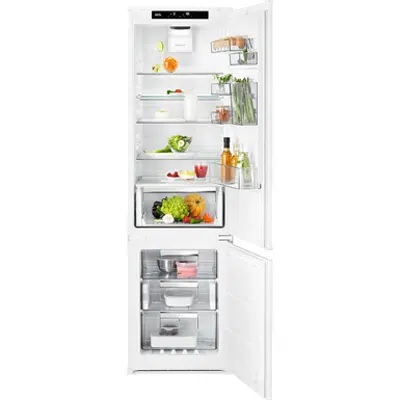 画像 AEG BI Slide Door Fridge Freezer Bottom Freezer 540 1884