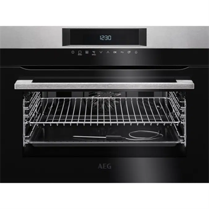 AEG BI Oven Electric 46x60 Horizon Line Stainless steel with antifingerprint