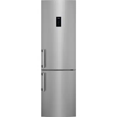 billede til AEG FS Fridge Freezer Bottom Freezer Silver+Stainless Steel Door with Antifingerprint 595 2005