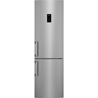Image for AEG FS Fridge Freezer Bottom Freezer Silver+Stainless Steel Door with Antifingerprint 595 2005
