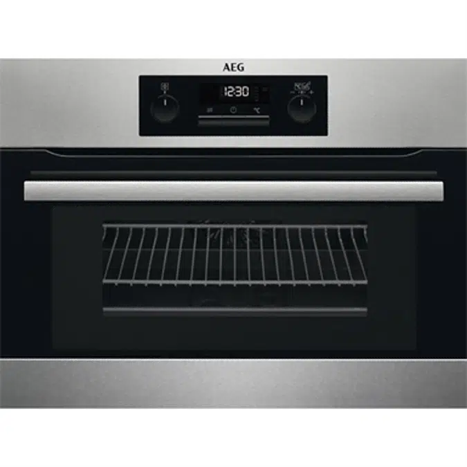 AEG BI Oven Electric 46x60 Clear Line Stainless steel with antifingerprint