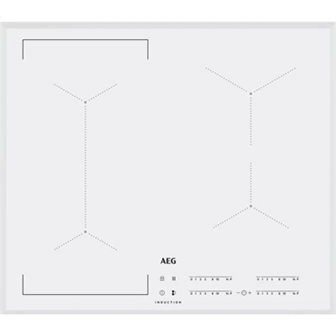 AEG Induction Full Hob 60 White