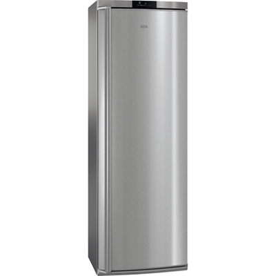 Image for AEG FS Refrigerator Freezer Compartment 1850 595 Grey+Stainless Steel Door with Antifingerprint