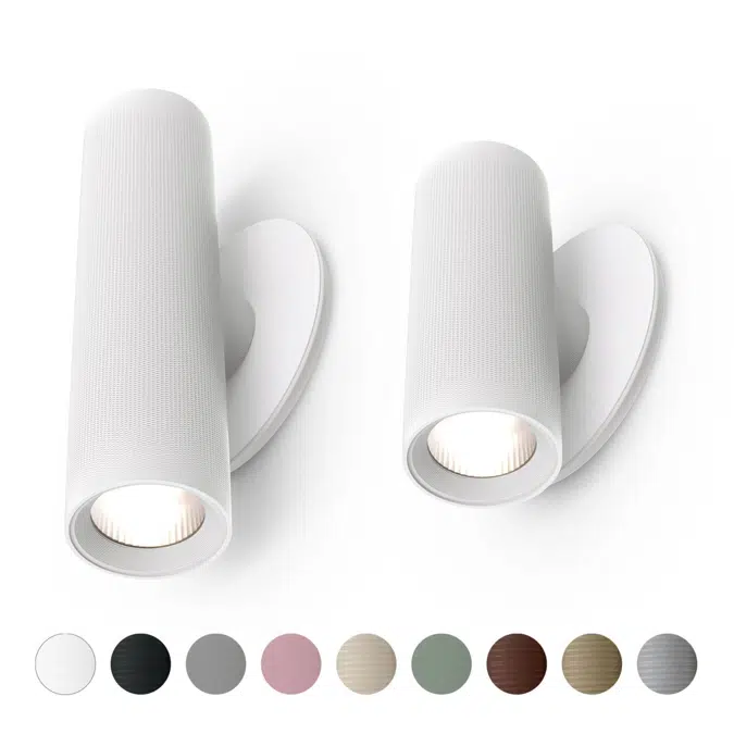 PrentaLux Sustainable LED Cylinder - 2 Inch Wall