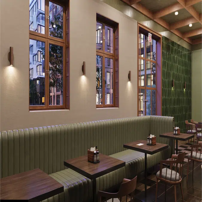 PrentaLux Sustainable LED Cylinder - 2 Inch Wall