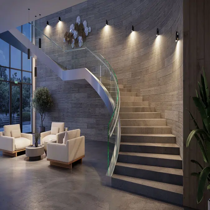 PrentaLux Sustainable LED Cylinder - 2 Inch Wall