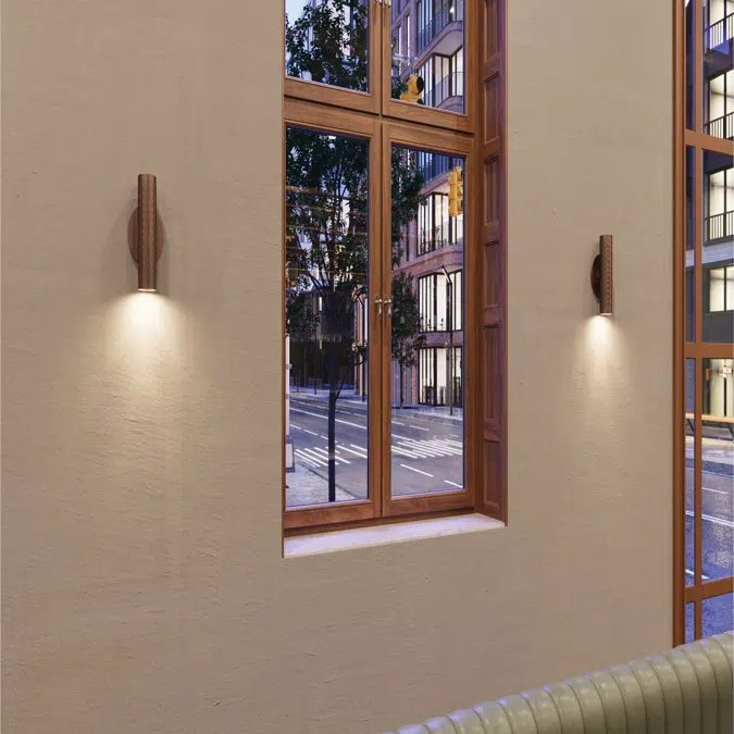 PrentaLux Sustainable LED Cylinder - 2 Inch Wall