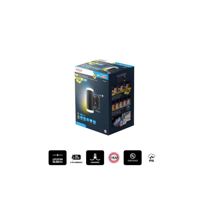 Halo CYLN Series Outdoor Cylinder Wall Lights