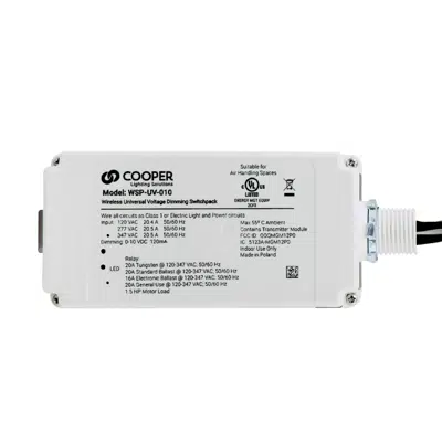 Image for WaveLinx Universal Voltage Dimming Switchpack 0-10V