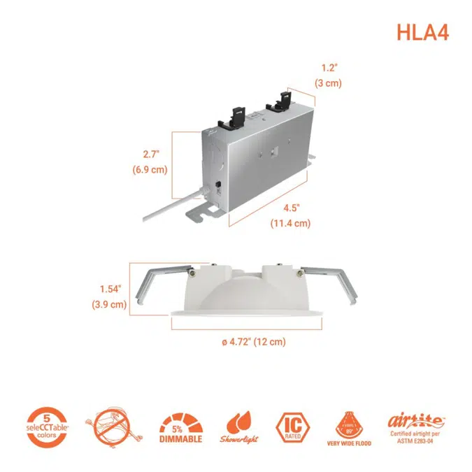 HLA Super Adjustable Canless LED Gimbals