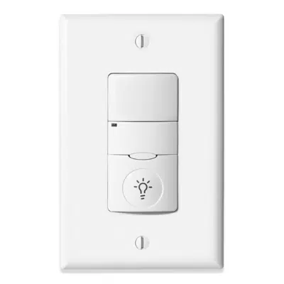 Image for Greengate VNLW-P-1001-MV-N - NeoSwitch - PIR Wall Switch Sensor w/Night Light (Neutral Required)