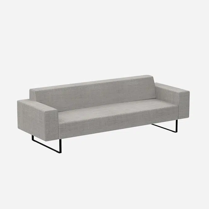 TET8460 - Sofa W.240cm with arms W.20cm