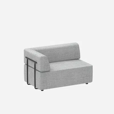 Immagine per ENT0330 - Modular seat 75x120cm + corner backrest 75x120cm (right)