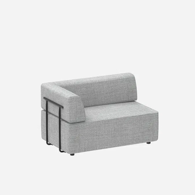 ENT0330 - Modular seat 75x120cm + corner backrest 75x120cm (right)