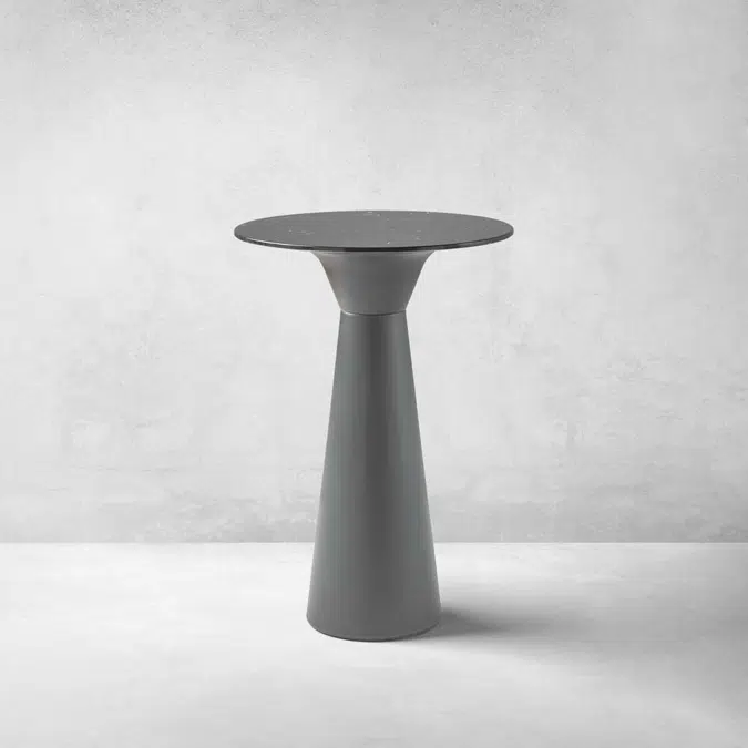 ES10040BA - Runde Tischsäule Ø38cm Barhockerhöhe (Tischplatte nicht mit inbegriffen)
