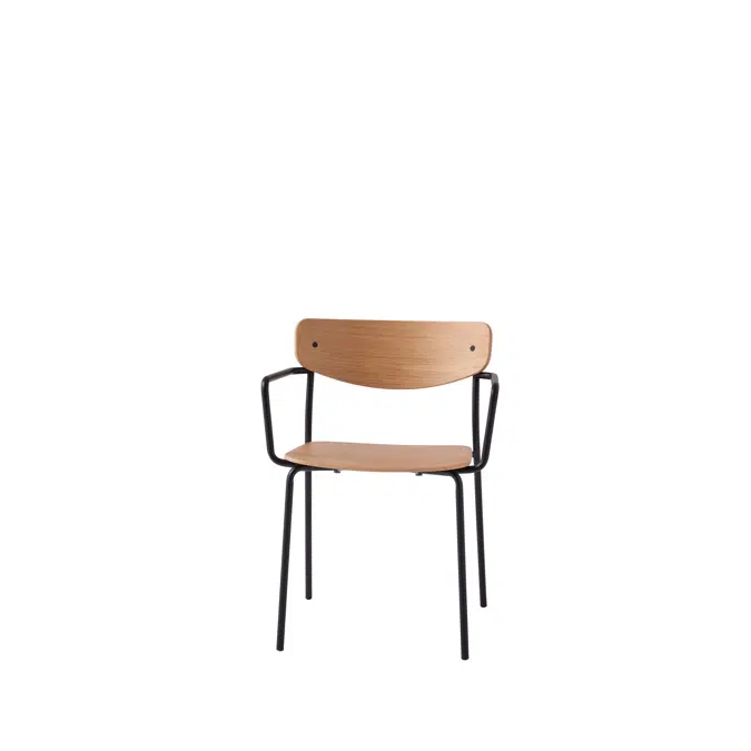 LEA0440 - Armchair with 4 leg frame (polypropylene seat & back)