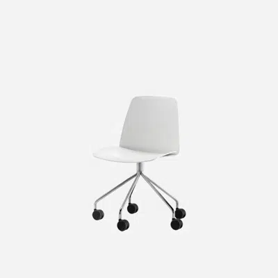 obraz dla UNN0040 - Chair with 5 spoke steel swivel base on casters